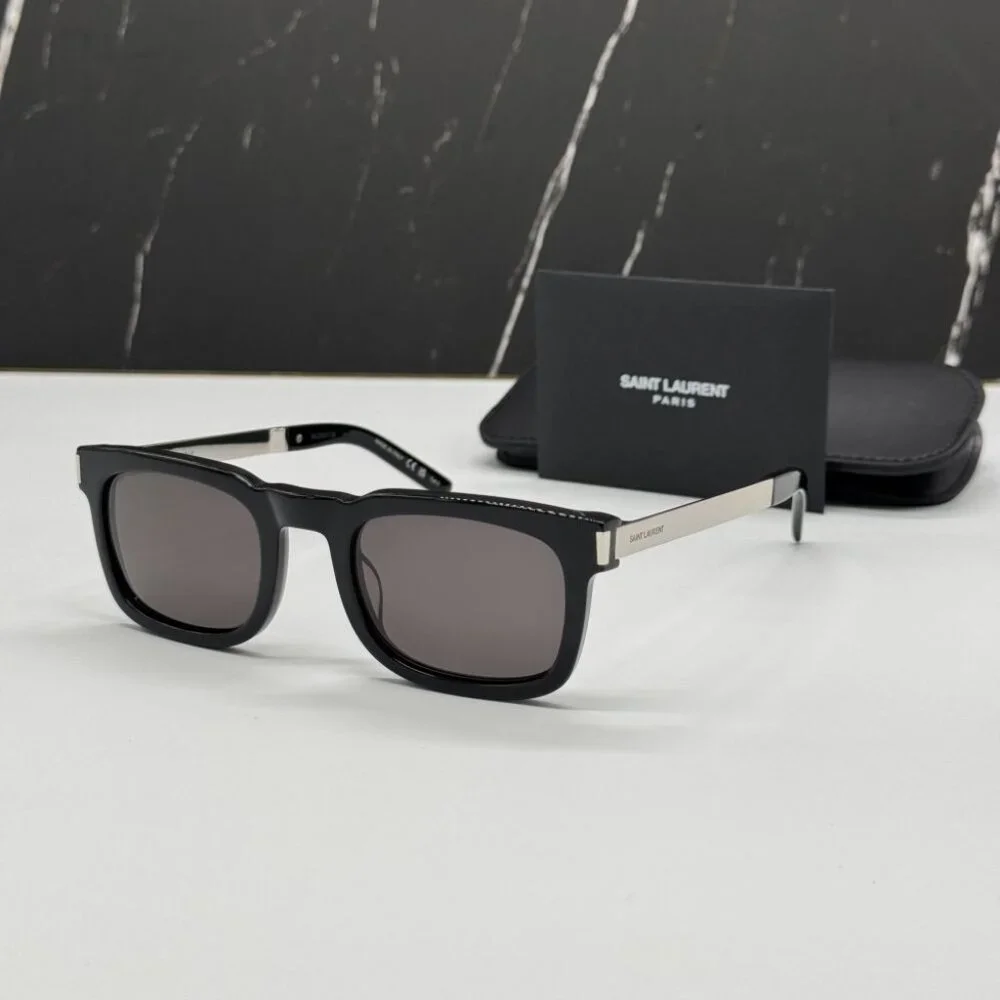 NEW SAINT LAURENT SL581 001 MEN BLACK SUNGLASSES SAINT LAURENT SL 581 001